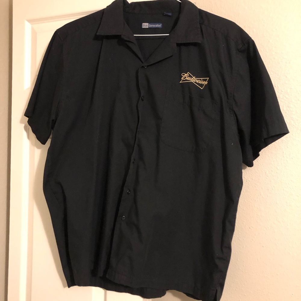 Budweiser Saints Button Down